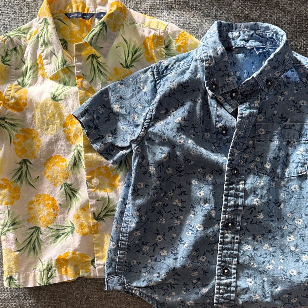 Janie and Jack two Shirts